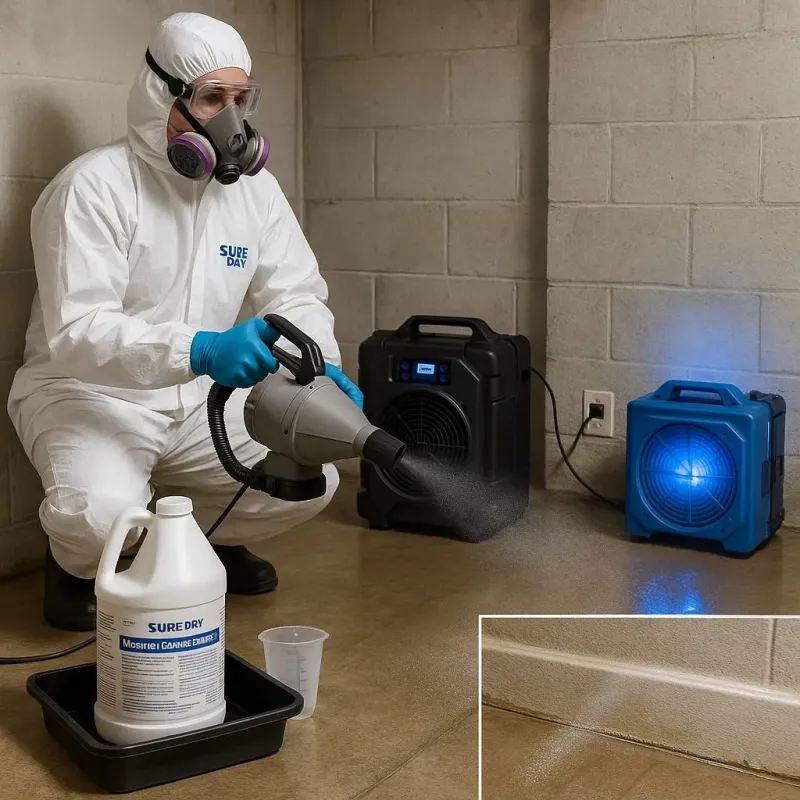 Sanitization and Odor Removal process in Willowbrook, CA